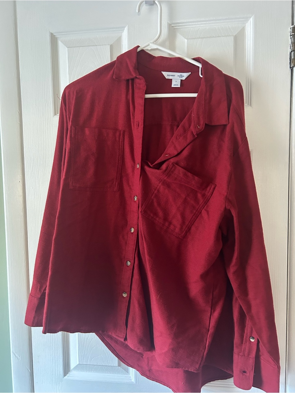 Dark orange Button-Up Shirt